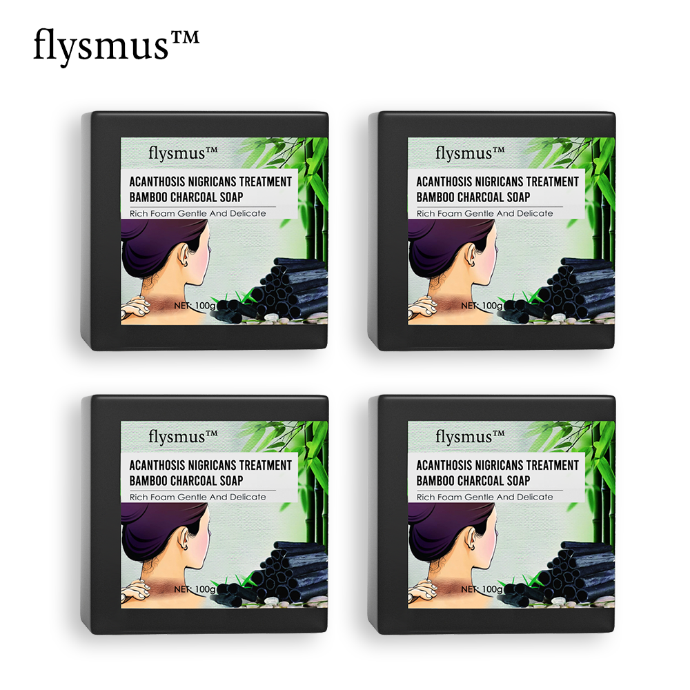 flysmus™ Acanthosis Nigricans Treatment Bamboo Charcoal Soap