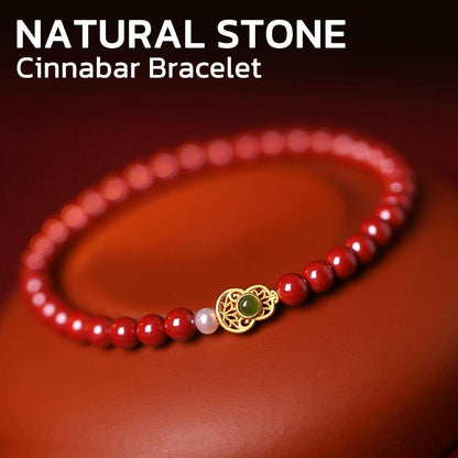 FengShui Calabash Cinnabar Bracelet