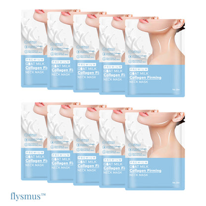 flysmus™ Premium Goat Milk Collagen Firming Neck Mask