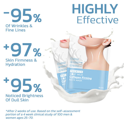 flysmus™ Premium Goat Milk Collagen Firming Neck Mask