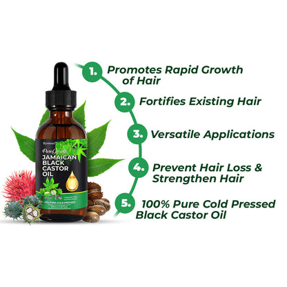 flysmus™ PureGrowth Jamaican Black Castor Oil