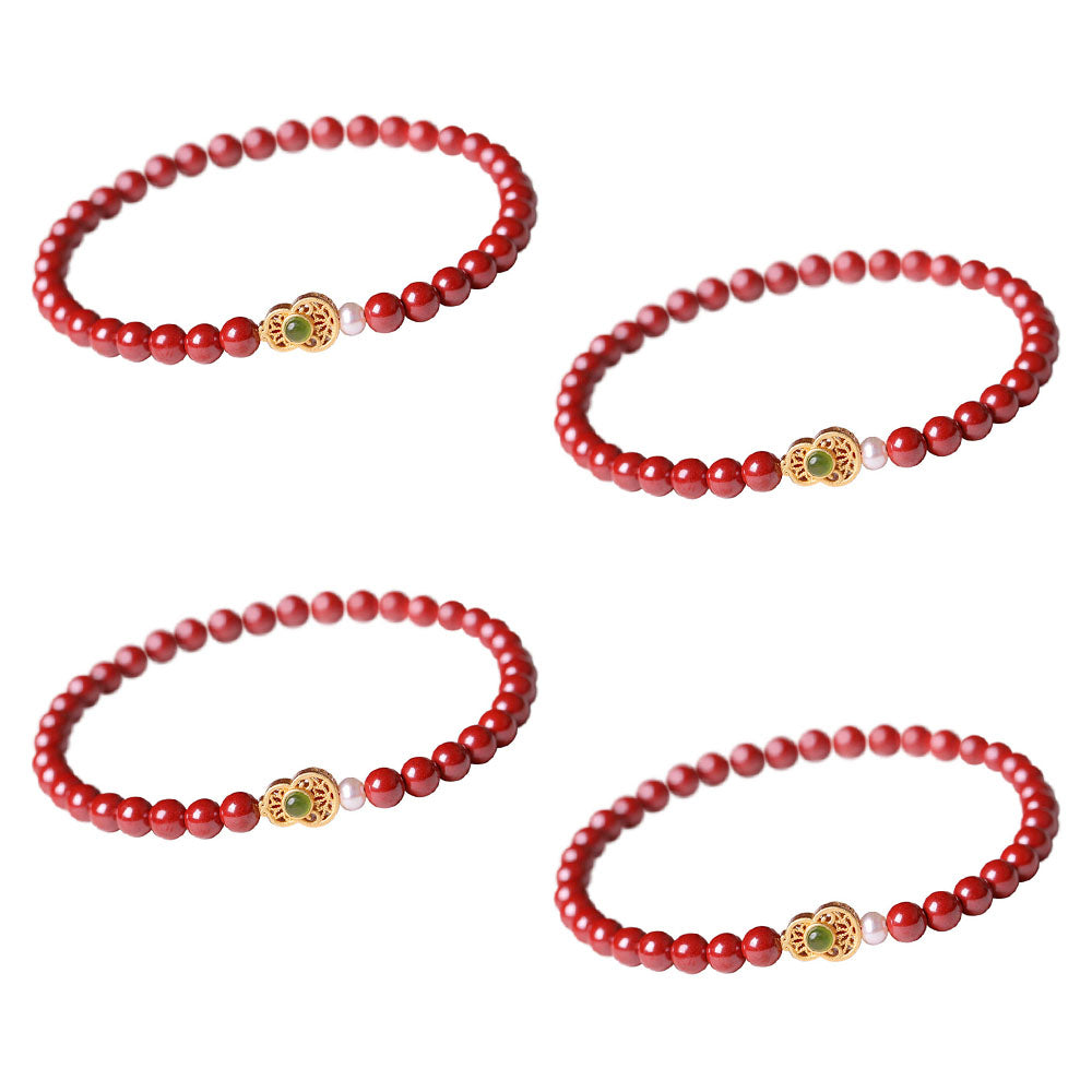 FengShui Calabash Cinnabar Bracelet