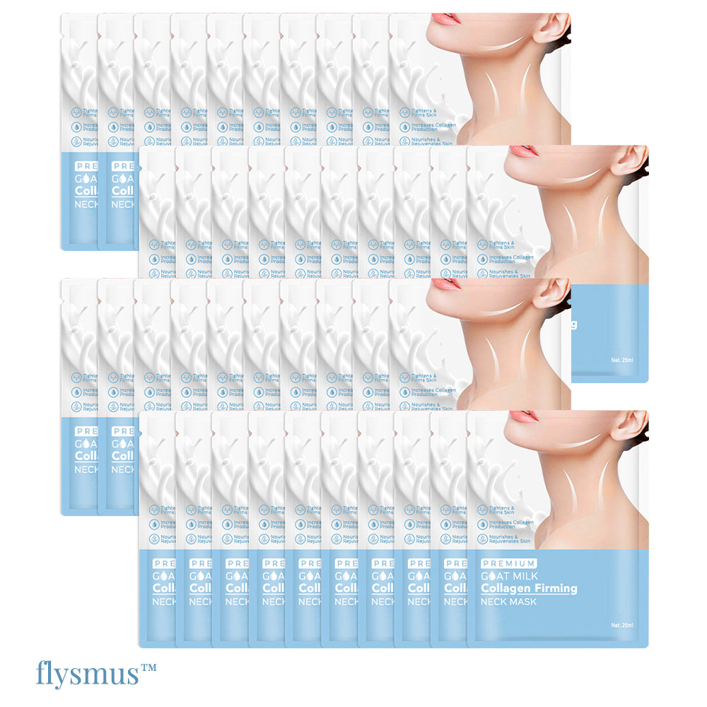 flysmus™ Premium Goat Milk Collagen Firming Neck Mask