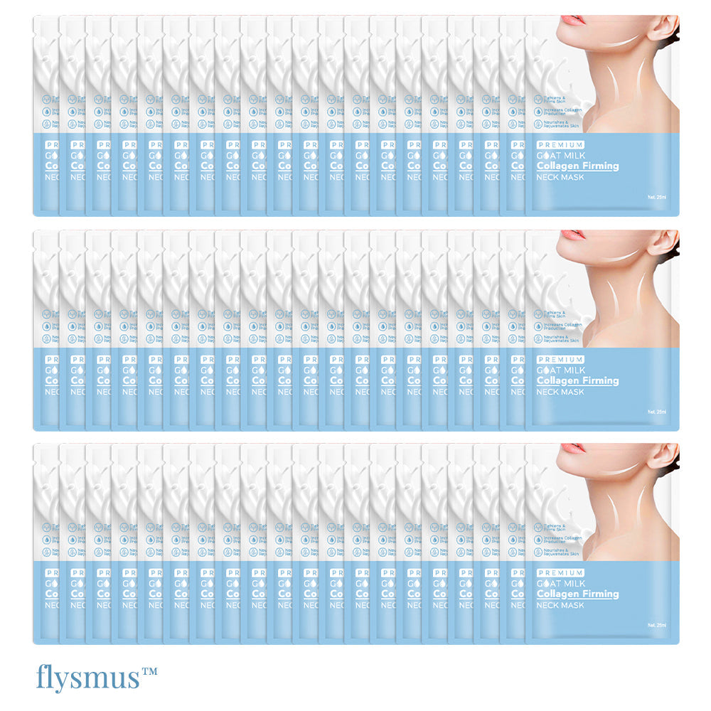 flysmus™ Premium Goat Milk Collagen Firming Neck Mask