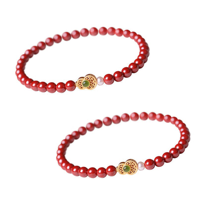 FengShui Calabash Cinnabar Bracelet