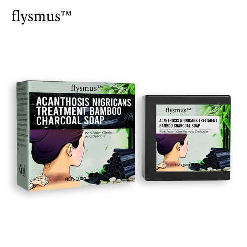 flysmus™ Acanthosis Nigricans Treatment Bamboo Charcoal Soap