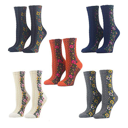 IonFit™ HeatDetox Floral Socks