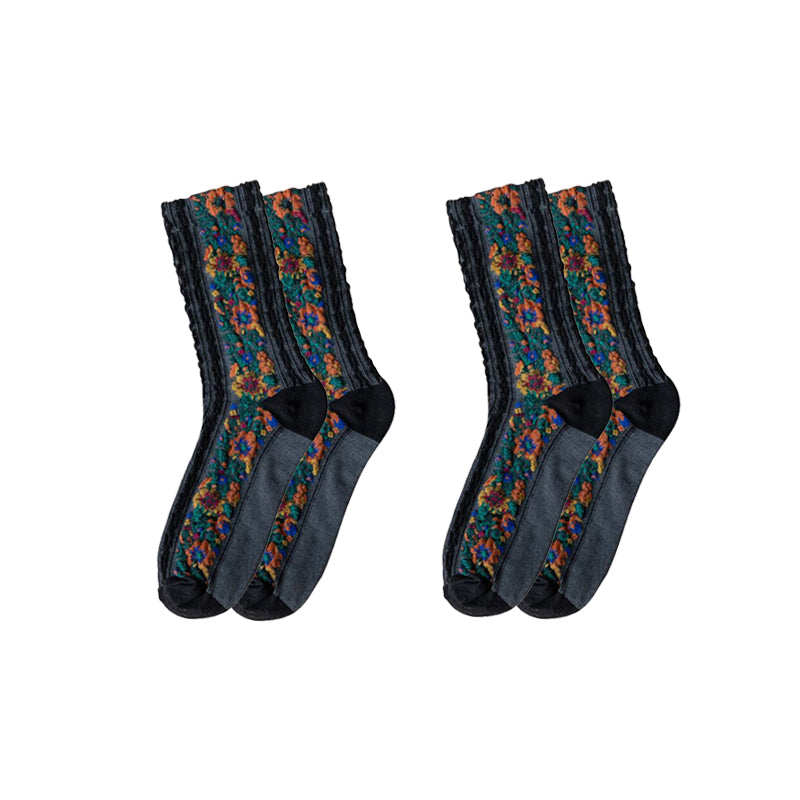 IonFit™ HeatDetox Floral Socks