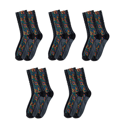 IonFit™ HeatDetox Floral Socks